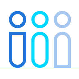 3 people illustration