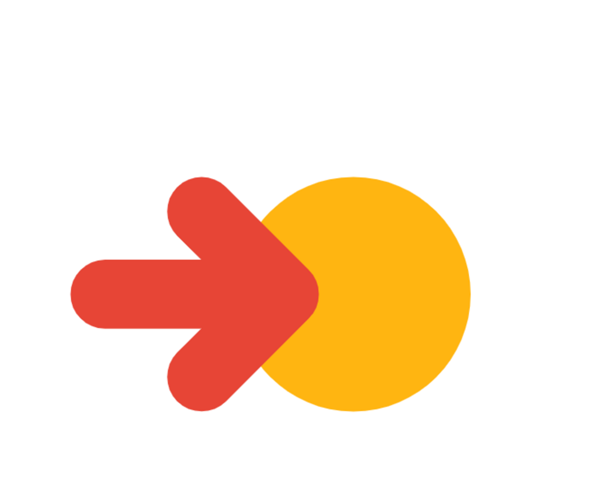arrow with dot arrow with dot