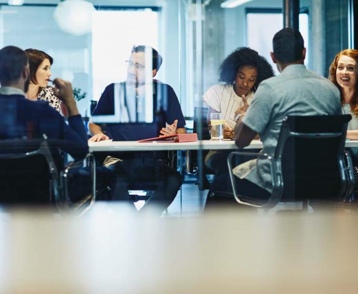 people in a meeting room